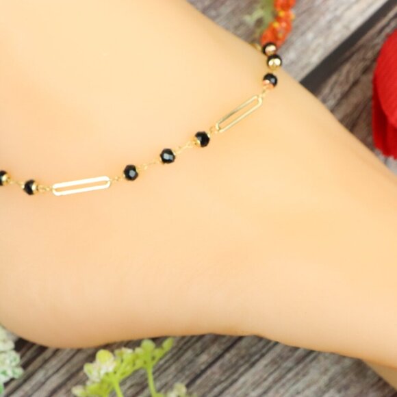 "Elegant Handmade Anklet – Delicate Jewelry for Women, MAR091472 - Picture 4 of 10